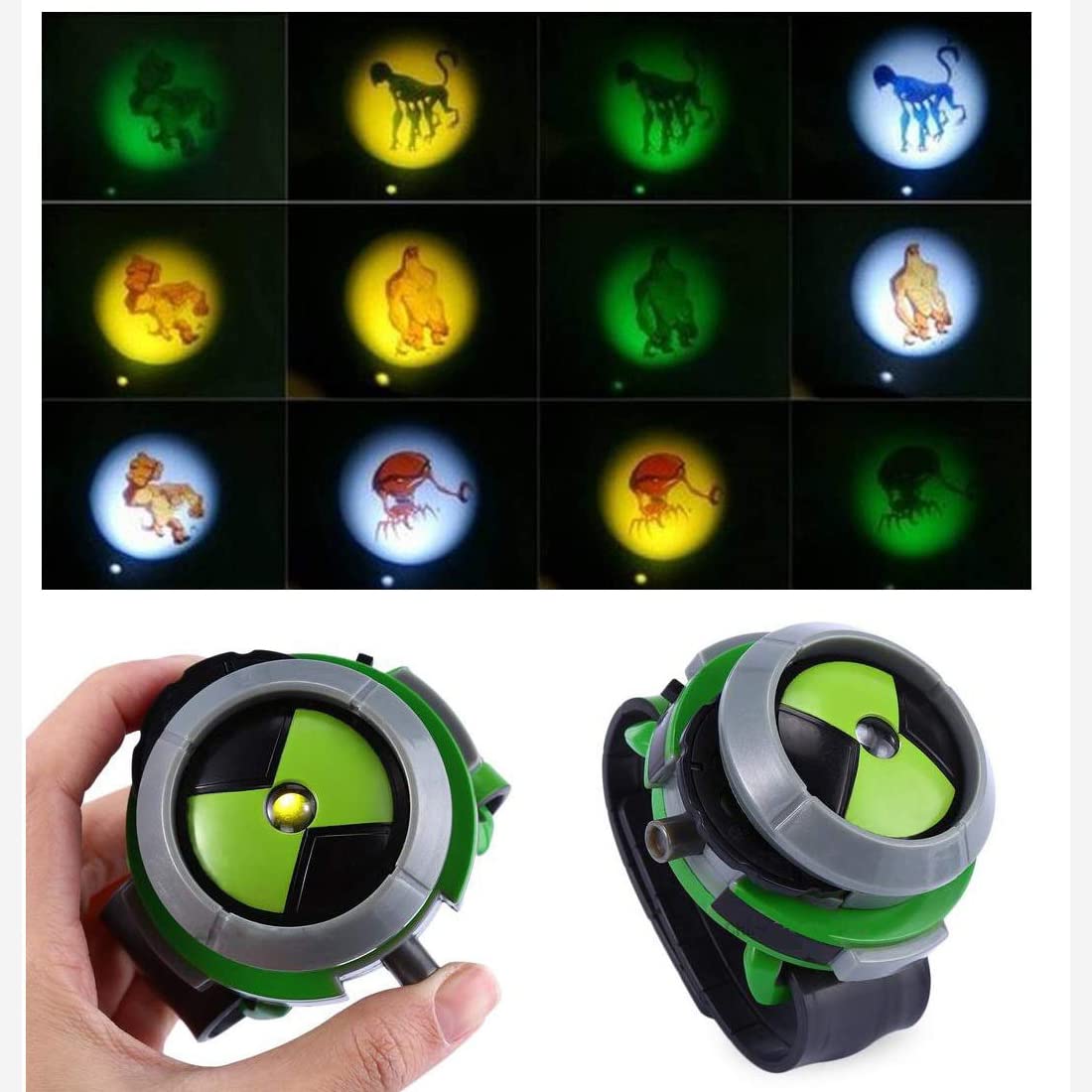 Grostmend Ben 10 Watch Toys Ben 10 Omnitrix Watch For Kids Ben Ten Ultimate Alien Projector Watch Games Action Figure Birthday G