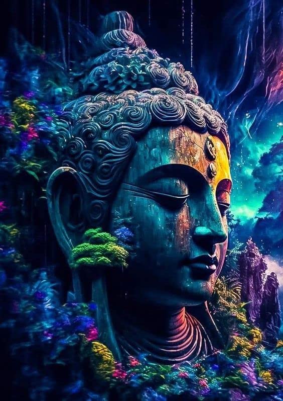 Tulip N Turtle Gautam Buddha Diy Acrylic Paint By Number Kit For Adults Kids Beginner Number Painting Kit Diy Canvas Painting By