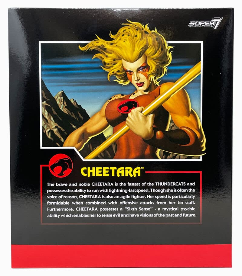 Super7 Thundercats: Cheetara The Super Speedy Ultimates Action Figure, Multicolor