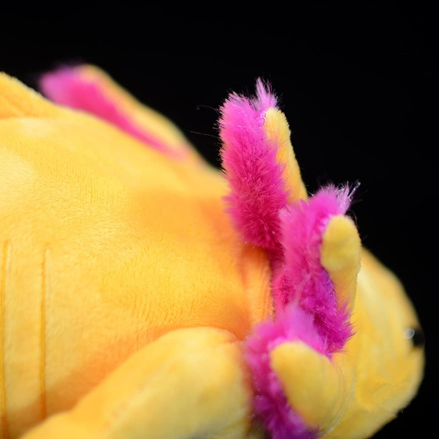 Zhongxin Made Simulation Axolotl Plush Toy-20 Soft Realistic Yellow Axolotl Fish Lizard Creepy Stuffed Animals Cute Yellow Repti