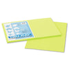 Tru-Ray Sulphite Acid-Free Non-Toxic Construction Paper, 76 lb, 12 x 18 Inches, Brilliant Lime, Pack of 50