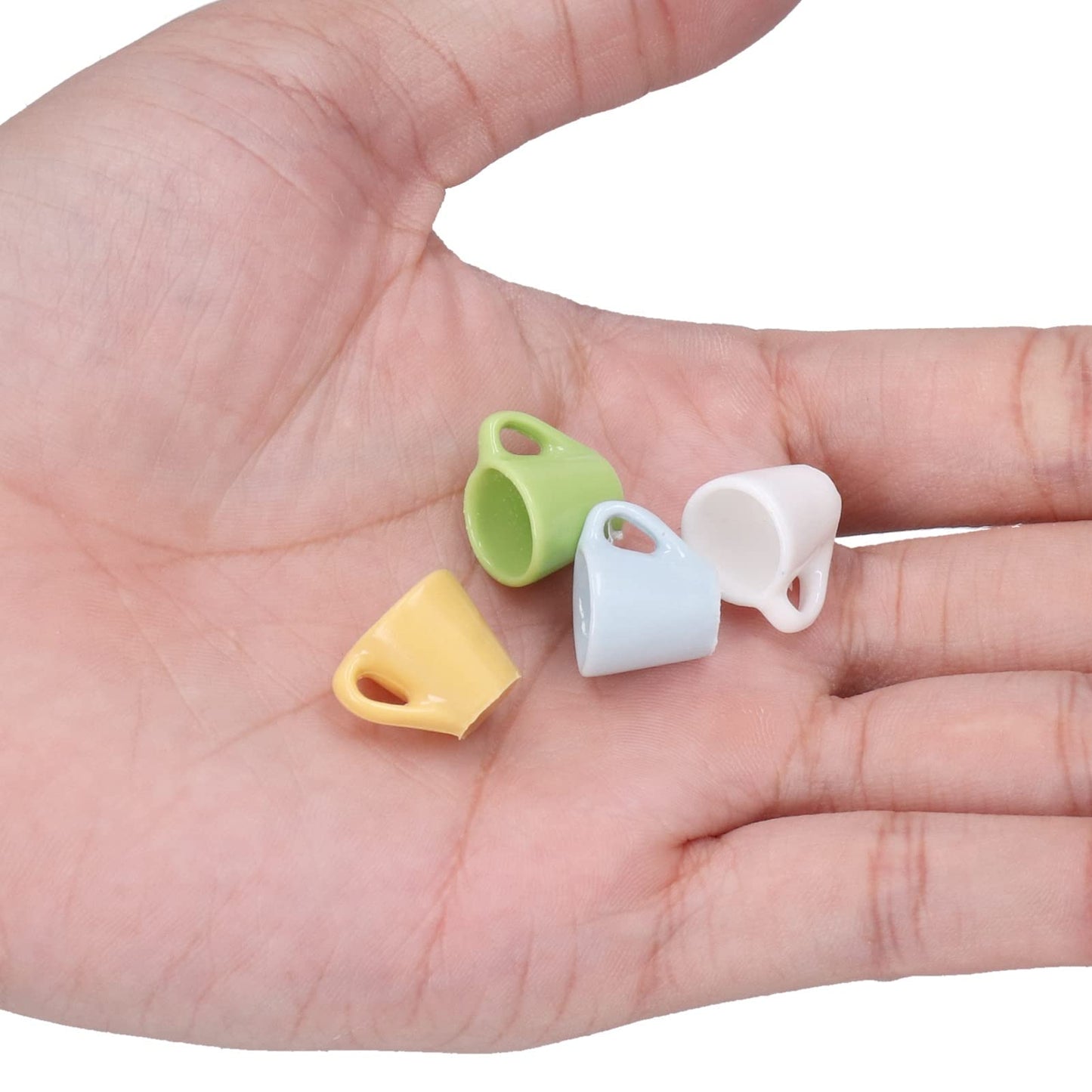 Agatige Dollhouse Cup Set, Mini Furniture Miniature Tea Set For Doll House Decoration(Cup Set)