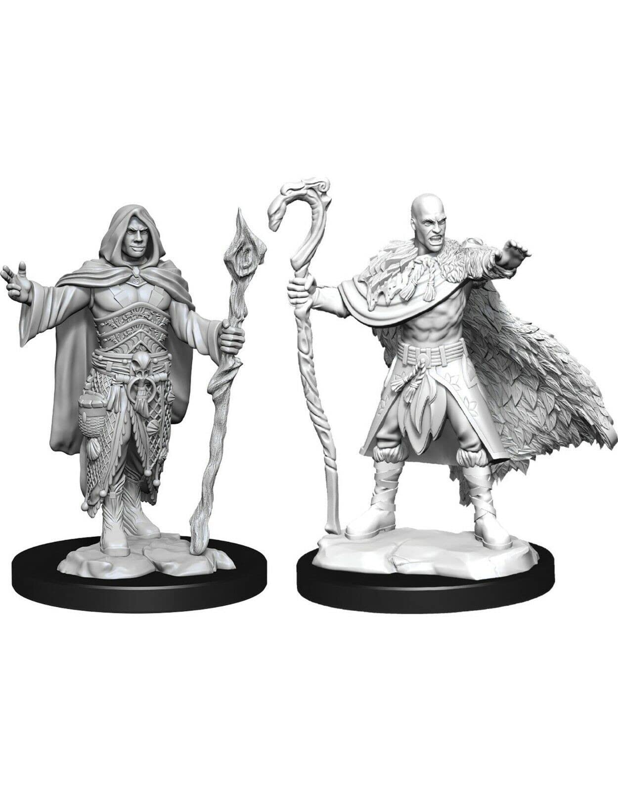 Wizkids/Neca Human Druid Male D&D Nolzur'S Marvelous Unpainted Miniatures