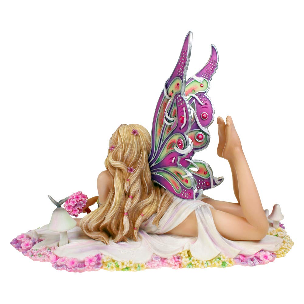Nemesis Now Jewelled Fairy Petalite 15Cm Figurine, Resin, Yellow, One Size