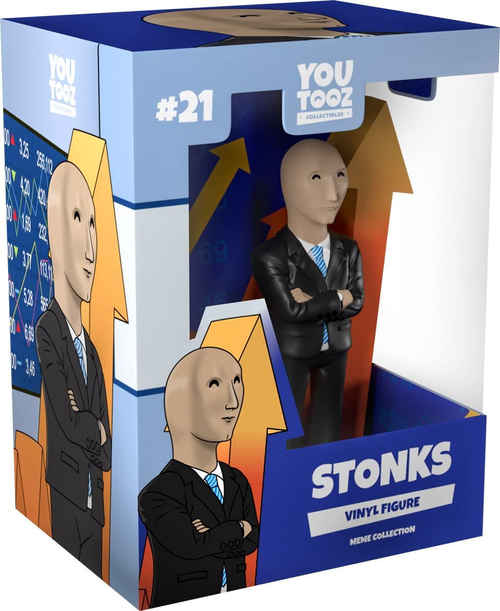 Youtooz Stonks 3.5'' Inch, Stonks Vinyl Figure Meme Collection