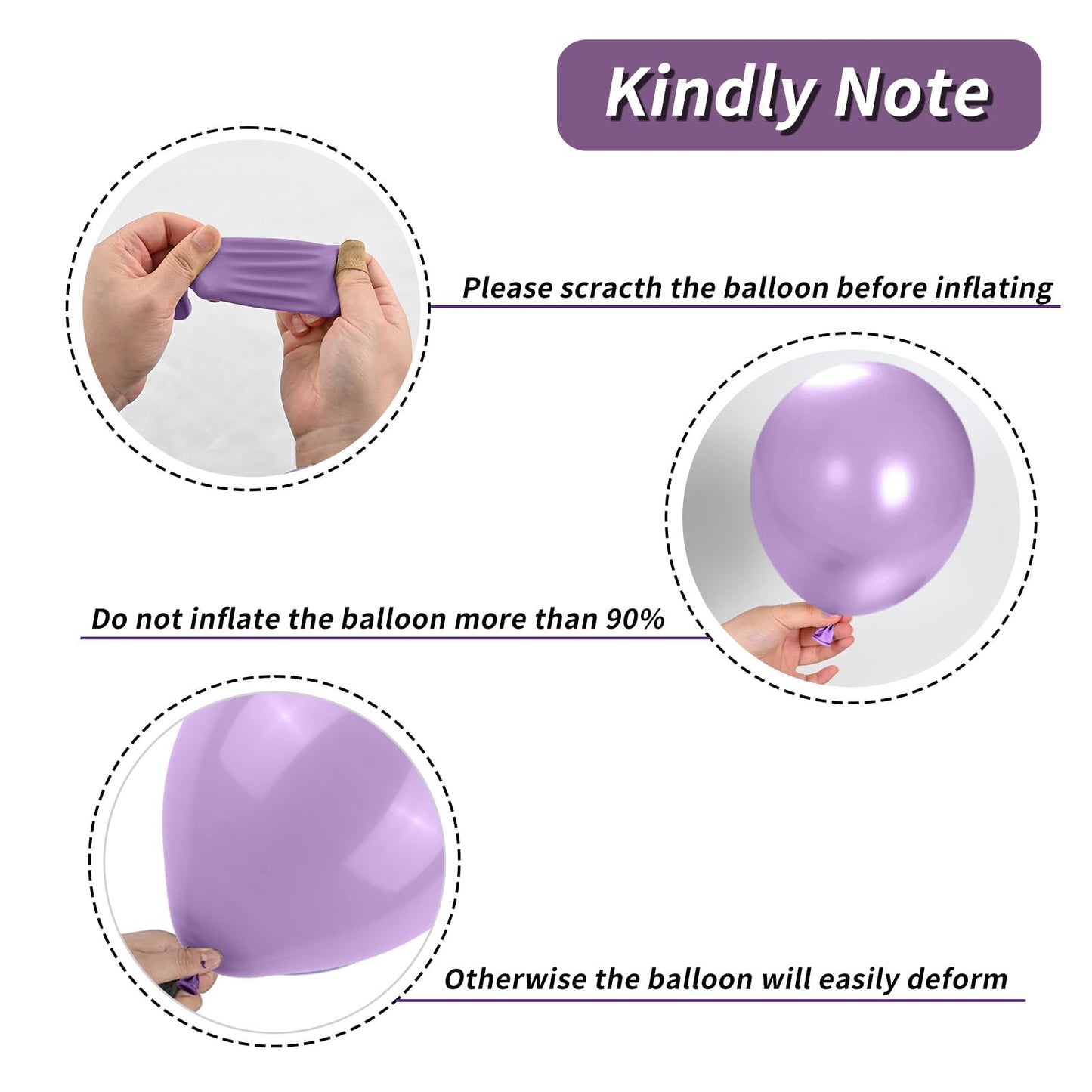 Purple Pink Balloons, 12 Inchs Black Pink Purple Metallic Purple Balloons, Pink And Black Birthday Balloons For Birthday Party Baby Shower Wedding Decorations