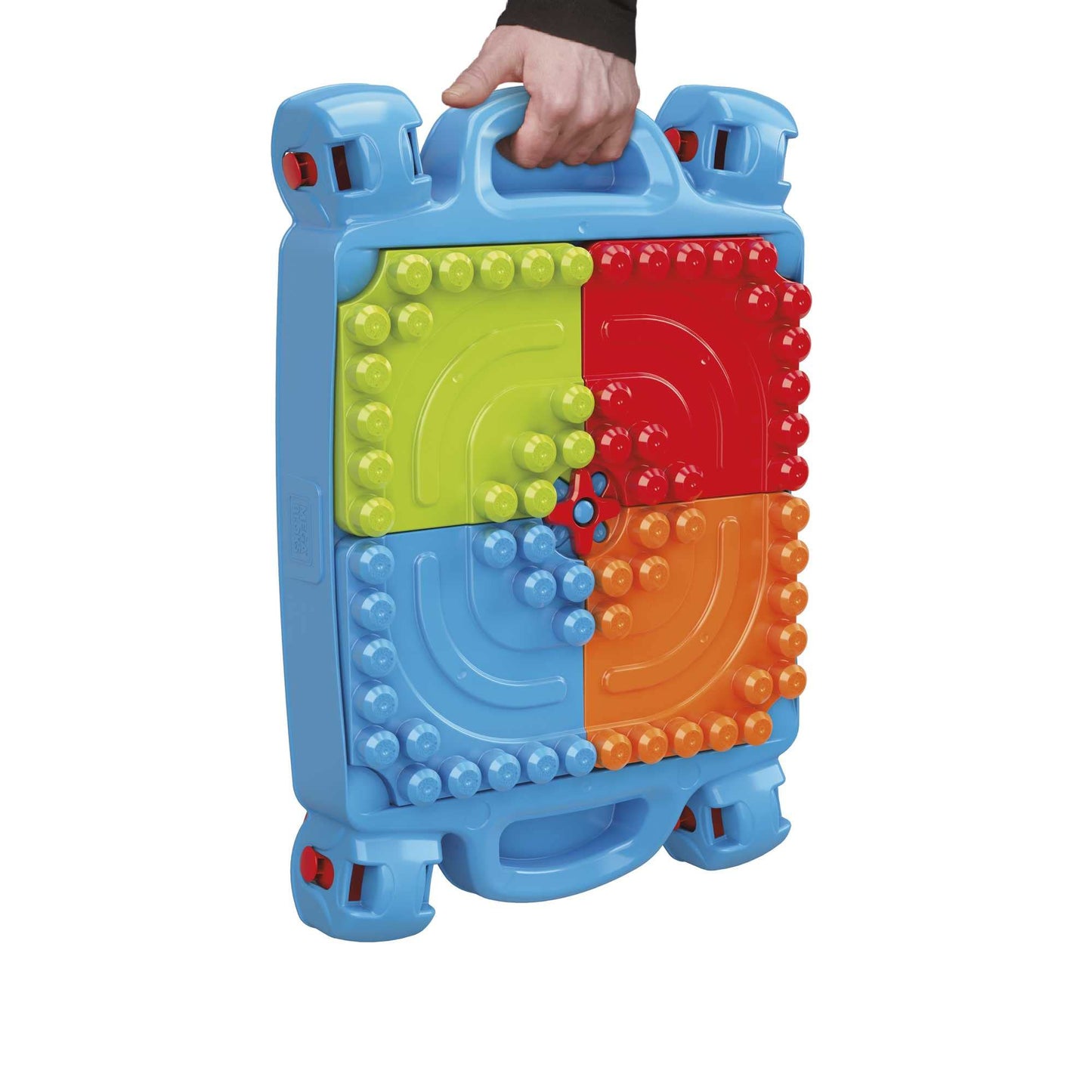 Mega Bloks First Builders Build 'N Learn Table With Big Building Blocks, Building Toys For Toddlers (30 Pieces)