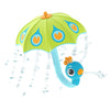 Yookidoo Baby Bath Toy (Ages 1-3) Green Peacock Umbrella Water Sprinkler With 3 Moving Pieces (Mold Free) - Fill With Water For Bubbles, Spinning & Sprinkler Effects - Toddler Bath Time & Pool Fun