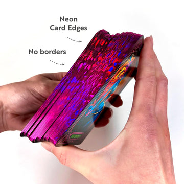 CRAFTERIAN Neon Tarot Cards - 78 Original Cards for Beginners & Experts with Guide Book - Multicolor Fortune Telling & Divination Tools