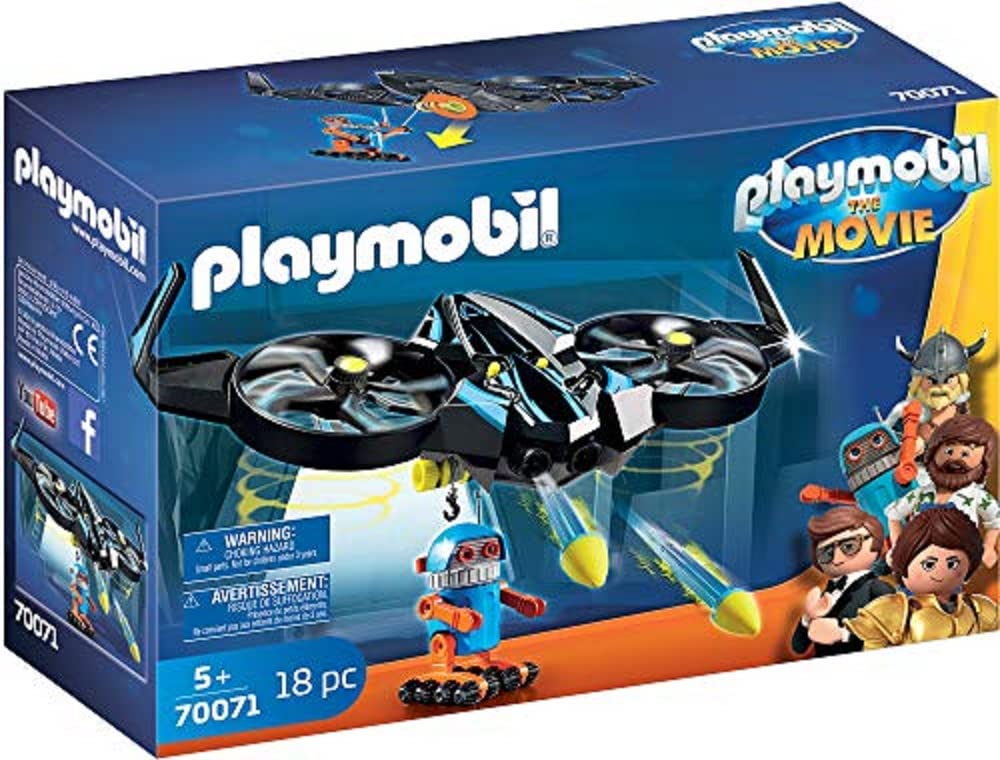 Playmobil The Movie Robotitron With Drone, Us:One Size