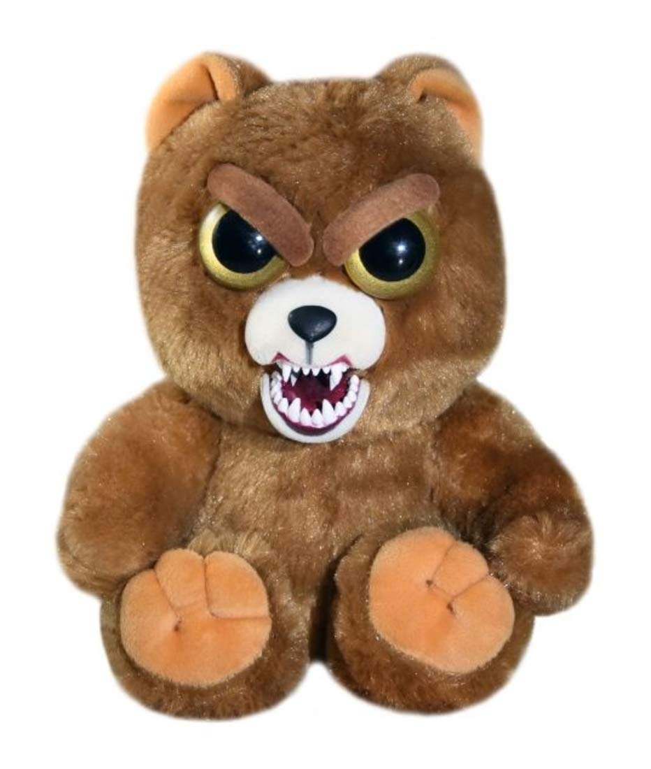 Feisty Pets Plush Stuffed Bear - Sir Growls-A-Lot, 8.5" Brown Polyester Toy