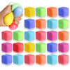 40 Pack Slow Rising Stress Cube Fidget Toys, Squishy Balls Sensory Fidget Toys For Kids Adults, Square Shape Fidgets For Classro