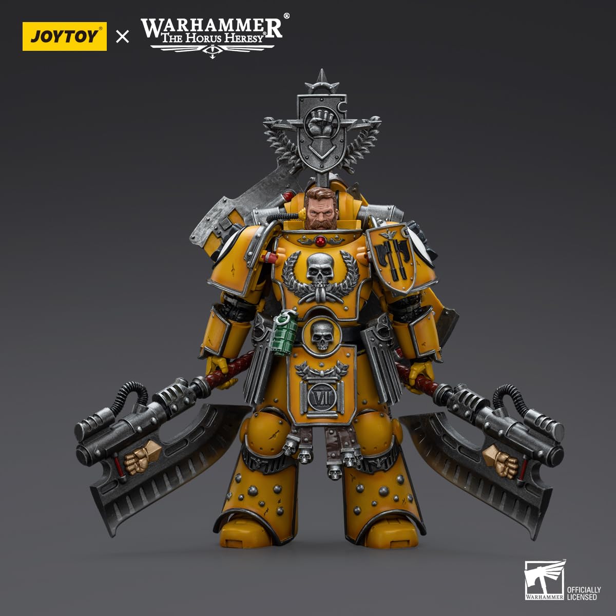 Beerise Joytoy 1/18 Action Figures - Warhammer The Horus Heresy Imperial Fists Fafnir Rann - 5,Classic Character,Collectible,Age