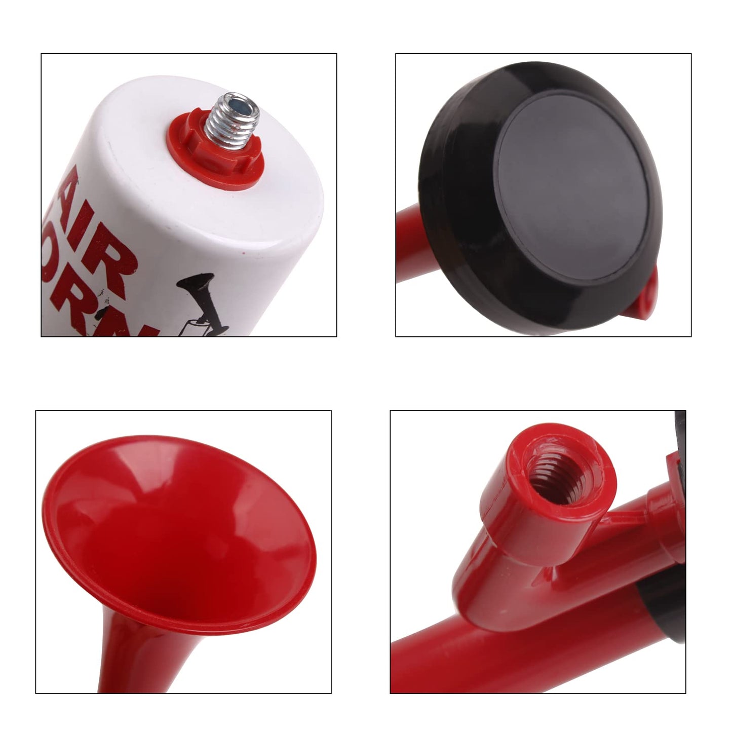 Handheld Pump Air Horn, Banhao Warning Cheering Horns Sports Events Loud Horn Loud Noise Maker Safety Horn For Boats Cars Party