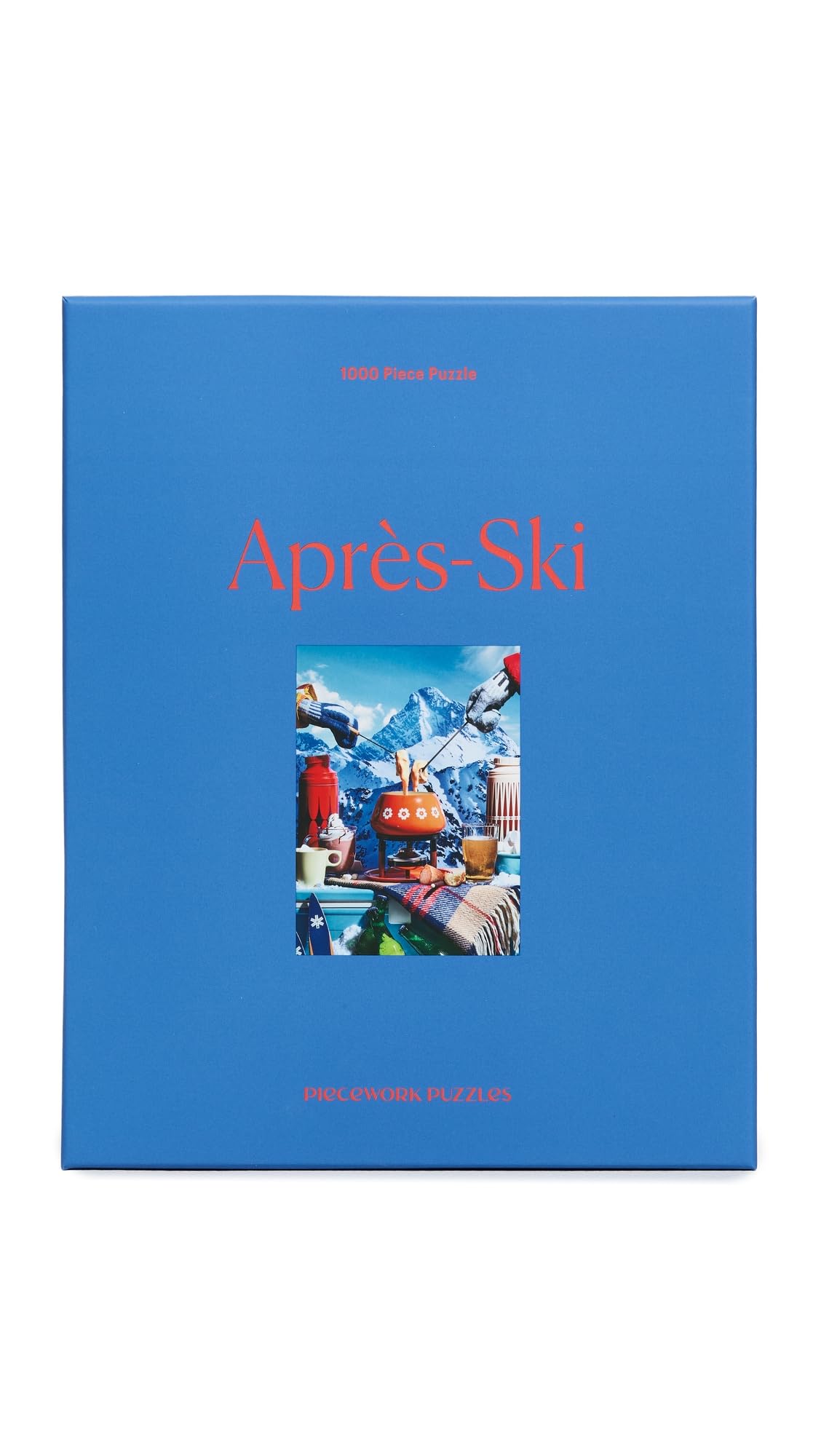 Piecework Puzzles Womens Apres-Ski Puzzle, Blue, One Size