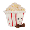 Apricot Lamb Soft Plush Popcorn Toy, Fluffy 7.9-Inch Stuffed Animal for Kids, White Polyester, Cute Gift for Baby Girls and Boys
