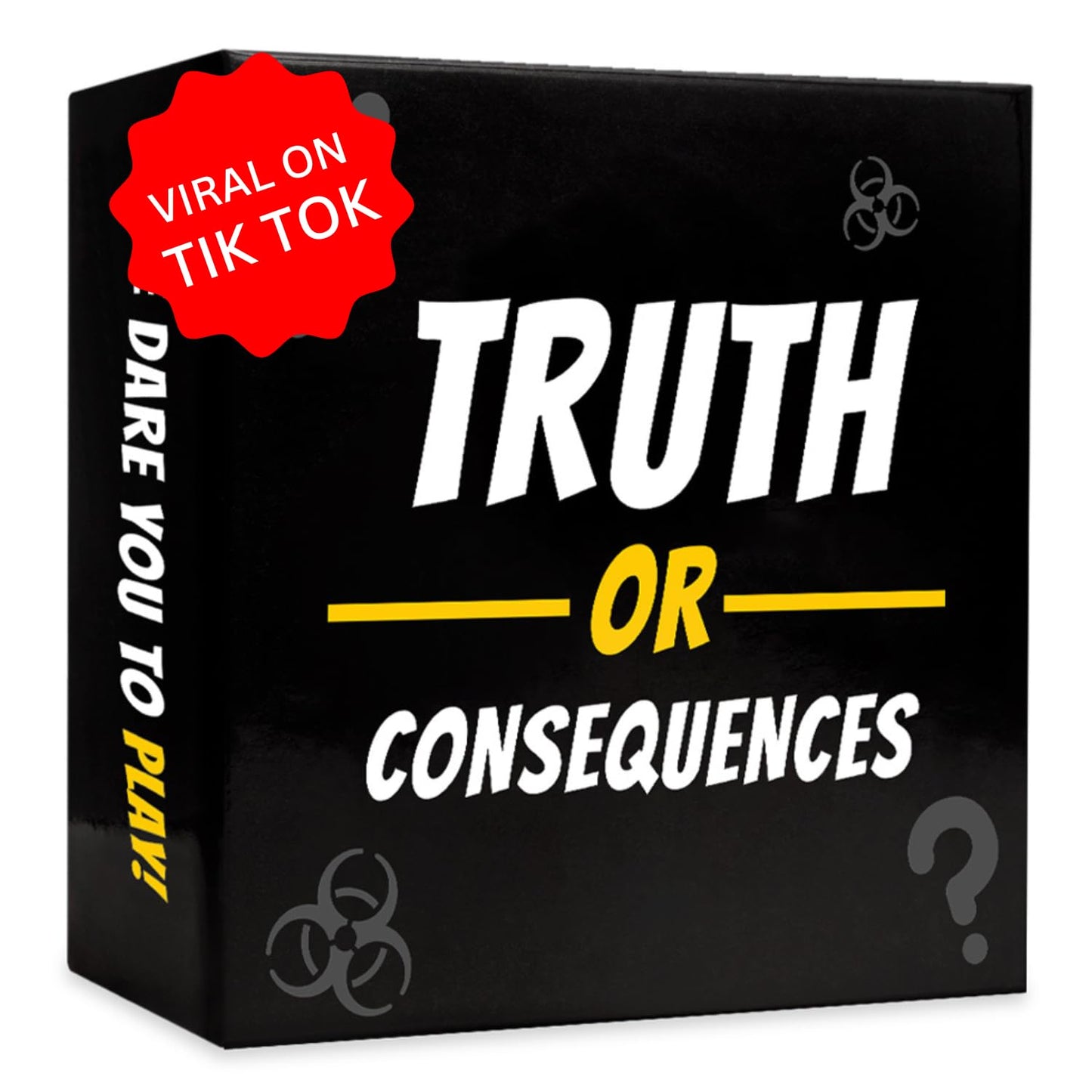 MY HERO CARDS Truth or Dare & Consequences Card Game for Adults - 250+ Card Game for Adult Game Nights with Friends and Family - Board Games for Adults for Bachelorette Party, Travel, Family Fun -Like New
