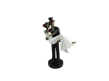 Forever Yours Skeleton Wedding Couple Bride And Groom Day Of The Dead Figurine