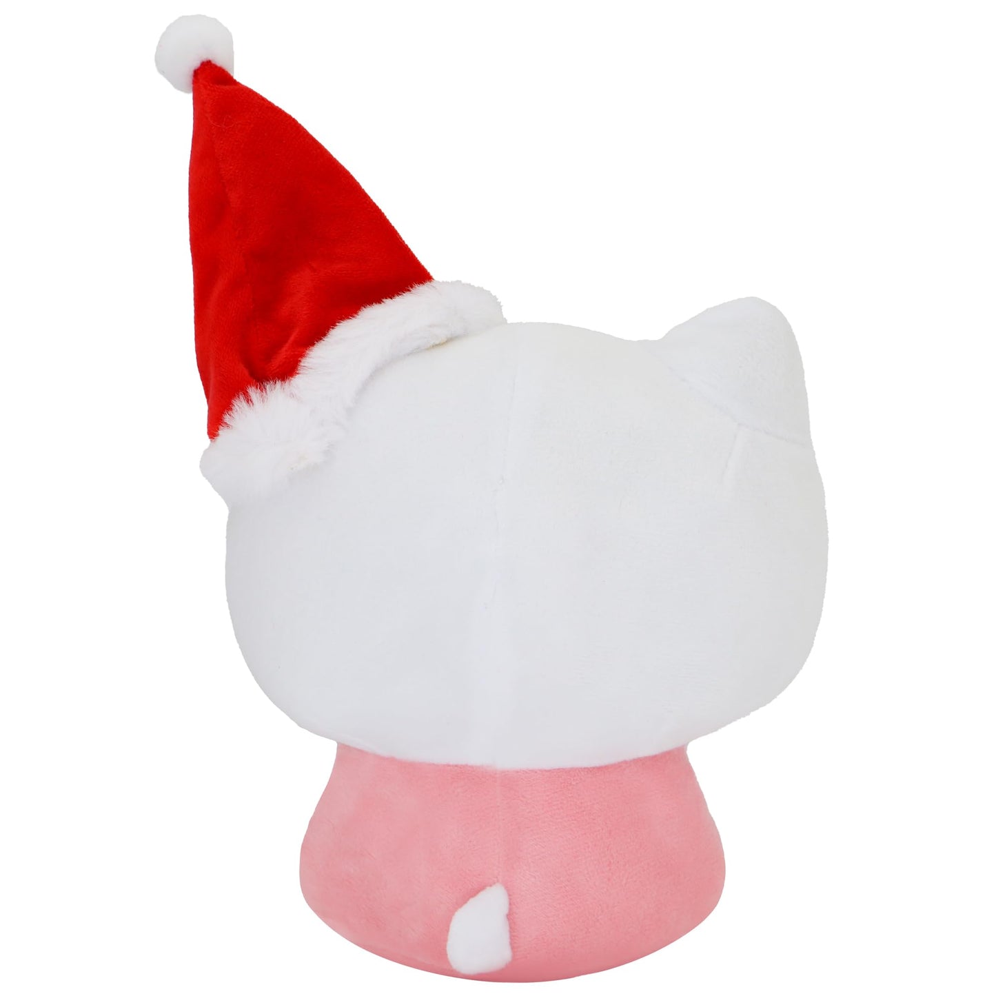 Ahlsense 8-Inch Christmas Cat Plush With Santa Hat And Gift, Soft And Adorable Holiday Stuffed Animal For Kids, Boys, And Girls | Perfect Christmas Decoration And Gift (White)