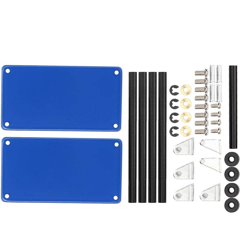 VGEBY Tools Trolley Kit, 2 Tier Tools Storage Trolley Mobile Workshop Garage Repair RC Accessories for 1/8 1/10 1/12 1/16 Scale