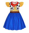 Eledobby Woody Costume Girls Toddler Woody Dress Halloween Outfits Birthday Party Princess Dress Up 2T 3T