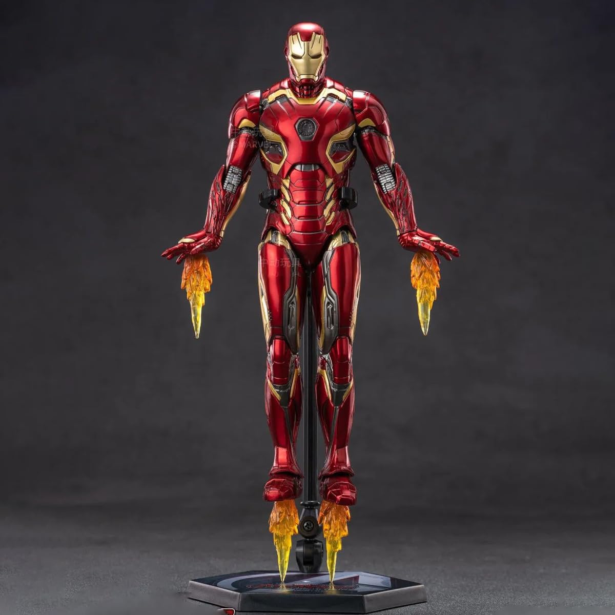 Hiplay Zd Toys Collectible Figure Full Set: Anniversary Series Non-Luminous Version: Iron Man Mk45 (1906-45), 1:10 Scale Miniatu
