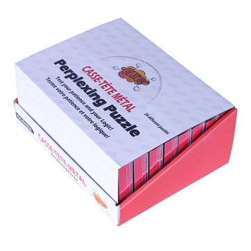 Assorted Metal Puzzle Easter Basket Stuffers Large 24 Pack Iq Wire Metal Puzzles With Paper Box Gift Package Great Educational Puzzle Games Toys For Kids And Adults By Ahyuan