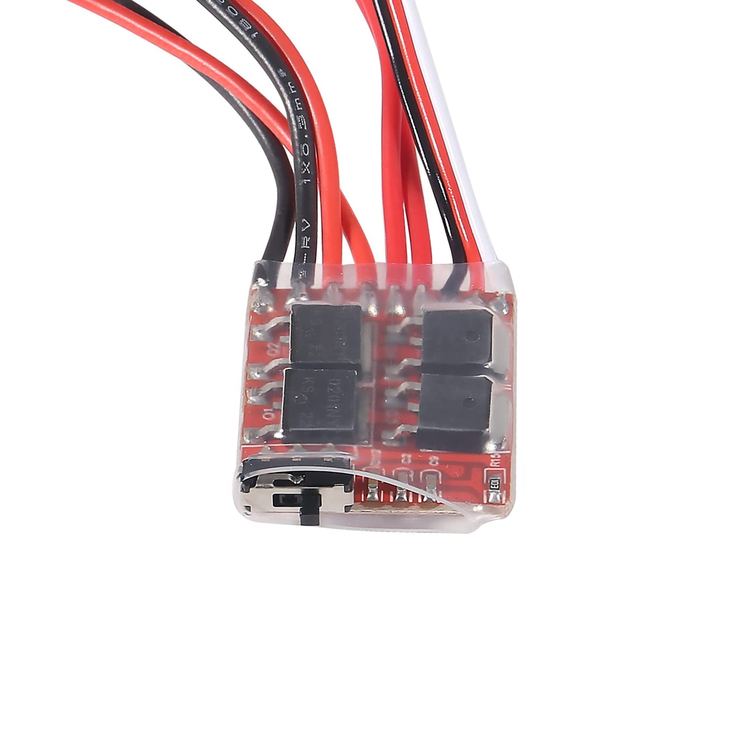 10 PCS Mini RC 20A Brushed ESC Motor Speed RC ESC 2KHz Forward Reverse Brush Brake RC 2S for Controller Boat RC Car Tank