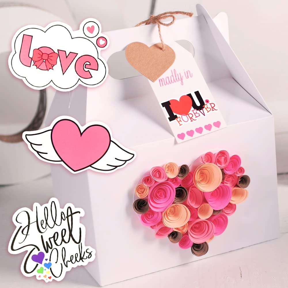 Sushi Valentine Stickers For Kids Adults Love Stickers For Scrapbooking Valentines Day Stickers Waterproof Stickers Bulk(50Pcs)