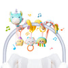 Car Seat Toys For Babies 0-6 Months, Hanging Spiral Stroller Toys, Infant Newborn Brain Development With Music Crinkle Teether R
