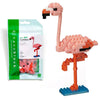 nanoblock Animals Flamingo Building Kit - Plastic, Bandai, Model NAN-NBC204