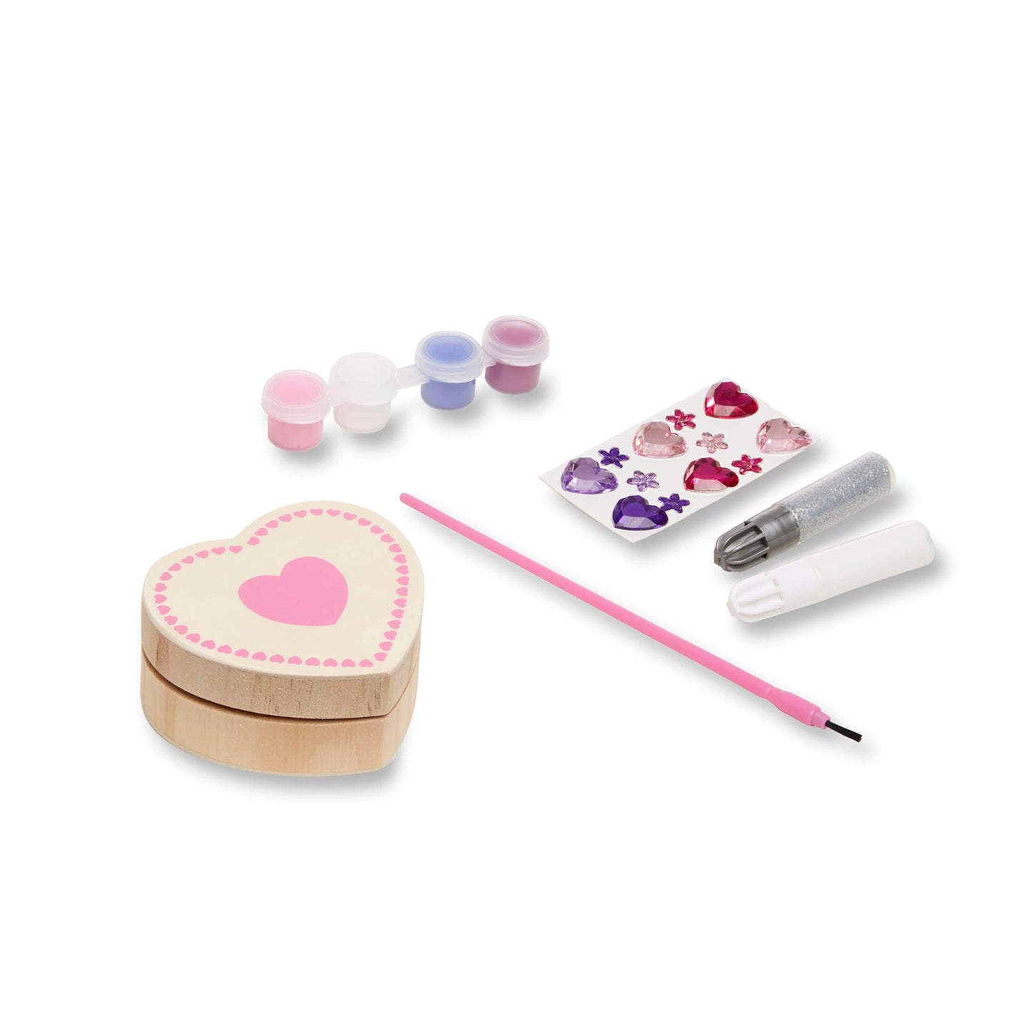 Melissa & Doug Created By Me! Heart Box Wooden Craft Kit