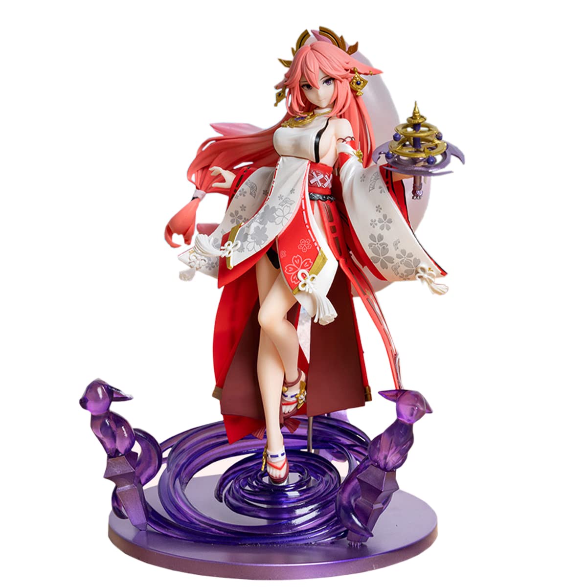 G-I Yae Miko 1/7 Figure 24Cm Anime Game Lady Guuji Of The Grand Narukami Shrine Toy Character Pvc Gift
