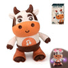 Rafonie Dance Cow Light Up Dancing Cow For Active Fun, Dancing Cow Toy, Musical Cute Cow Toy, Interactive Music Cow Crawling Toy