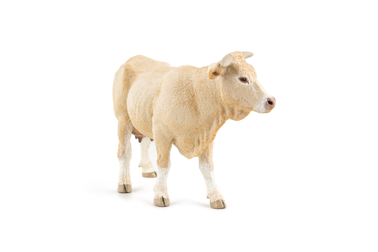 Papo - Hand-Painted - Figurine - Blonde D'Aquitaine - 51185 - Farm - Animals - Collectible - For Children - Suitable For Boys And Girls- From 3 Years Old