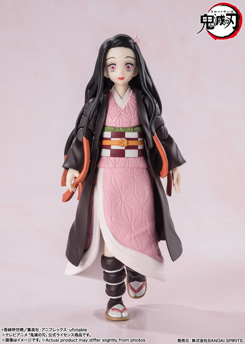 Tamashii Nations - Demon Slayer: Kimetsu No Yaiba - Nezuko Kamado, Bandai Spirits S.H.Figuarts Action Figure
