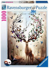 Ravensburger 1000 Piece Jigsaw Puzzle - Fantasy Magical Deer, Multicoloured, Cardboard, Model 15018 for Adults & Kids 12+