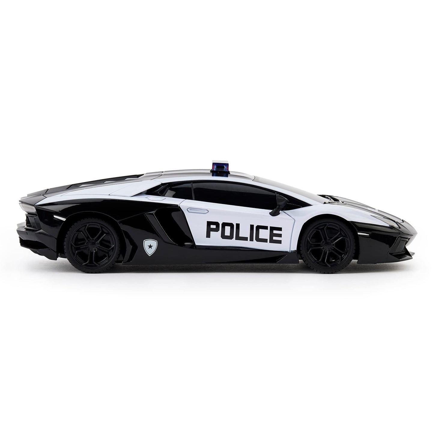 CMJ RC Cars Lamborghini Aventador LP700-4 Police Car Officially Licensed Remote Control Car 1:24 Scale Working Lights 2.4Ghz