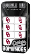 Masterpieces Game Day - Ncaa Oklahoma Sooners - 28 Piece Team Logo Double Six Domino Set