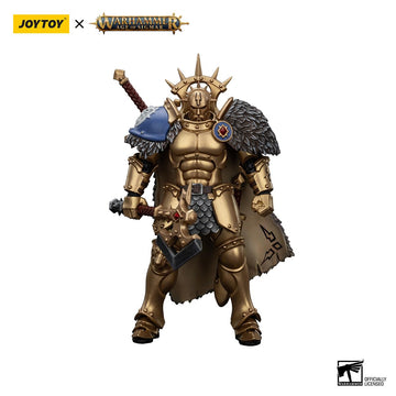 JOYTOY Warhammer 1/18 Action Figure Age of Sigmar Stormcast Eternals The Blacktalons Hendrick, The Silver Wolf 4.96in Mecha Joy