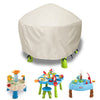 Kids Water Table Cover Waterpark Play Table Cover Sand Water Table Cover Outdoor Toys Cover 34X34X18 Inch-(Cover Only)-Beig