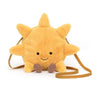 Jellycat Amuseables Sun Plush Bag - 10" Crossbody/Shoulder Purse, Polyester, Fun and Unique Design, Model 670983134445