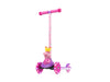 Peppa Pig Kick Scooter For Kids, Self-Balancing 3 Wheeled Light Up Scooter With Extra Wide Anti-Slip Deck, Rear Brake, Lean To S