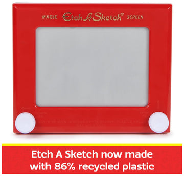 Etch A Sketch, Original Magic Screen, 86% Recycled Plastic, Sustainably-Minded Classic Kids Creativity Toys For Boys & Girls Ages 3+