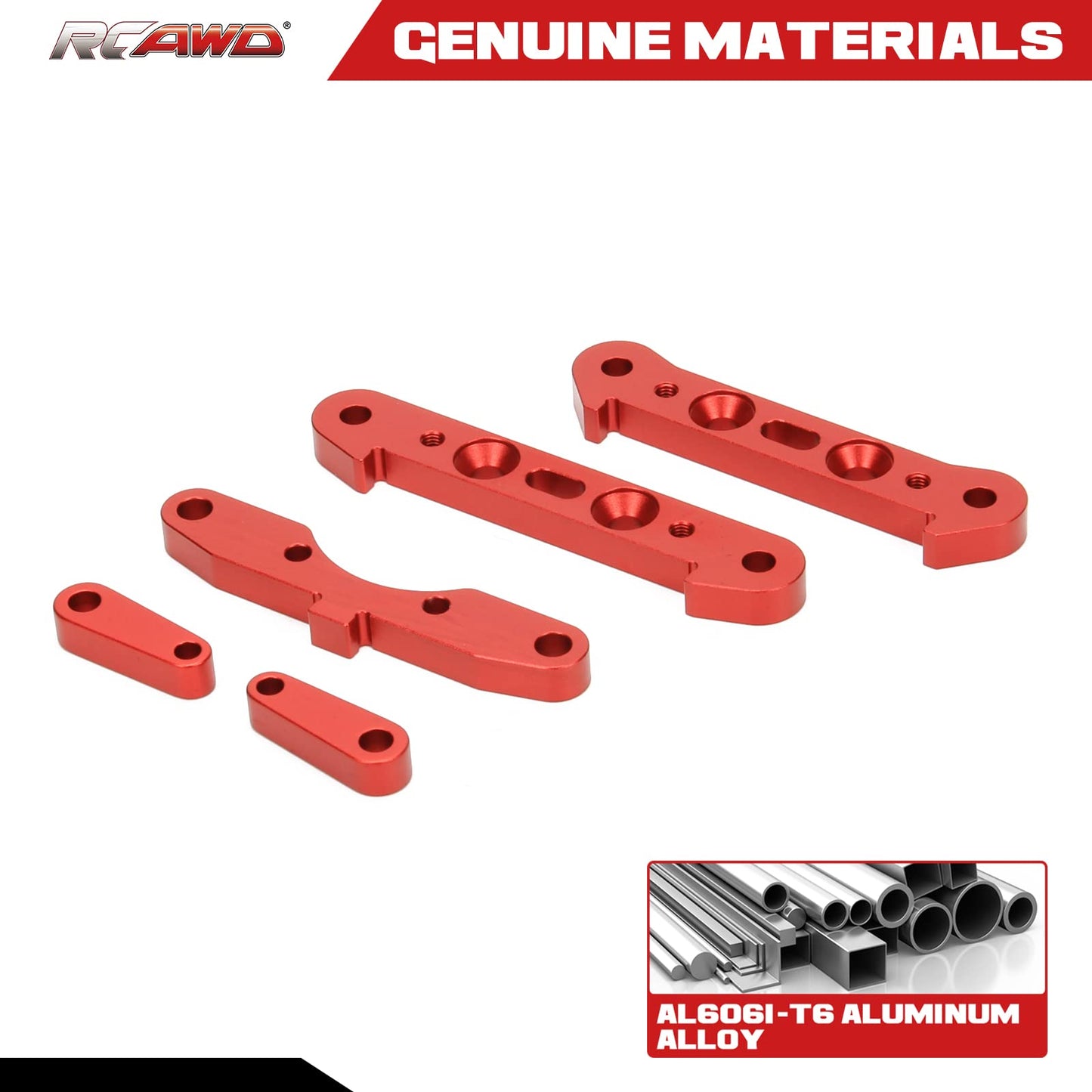 RCAWD Suspension Arm Mount for Arrma 1/5 Kraton Hanger Mount Outcast 8s