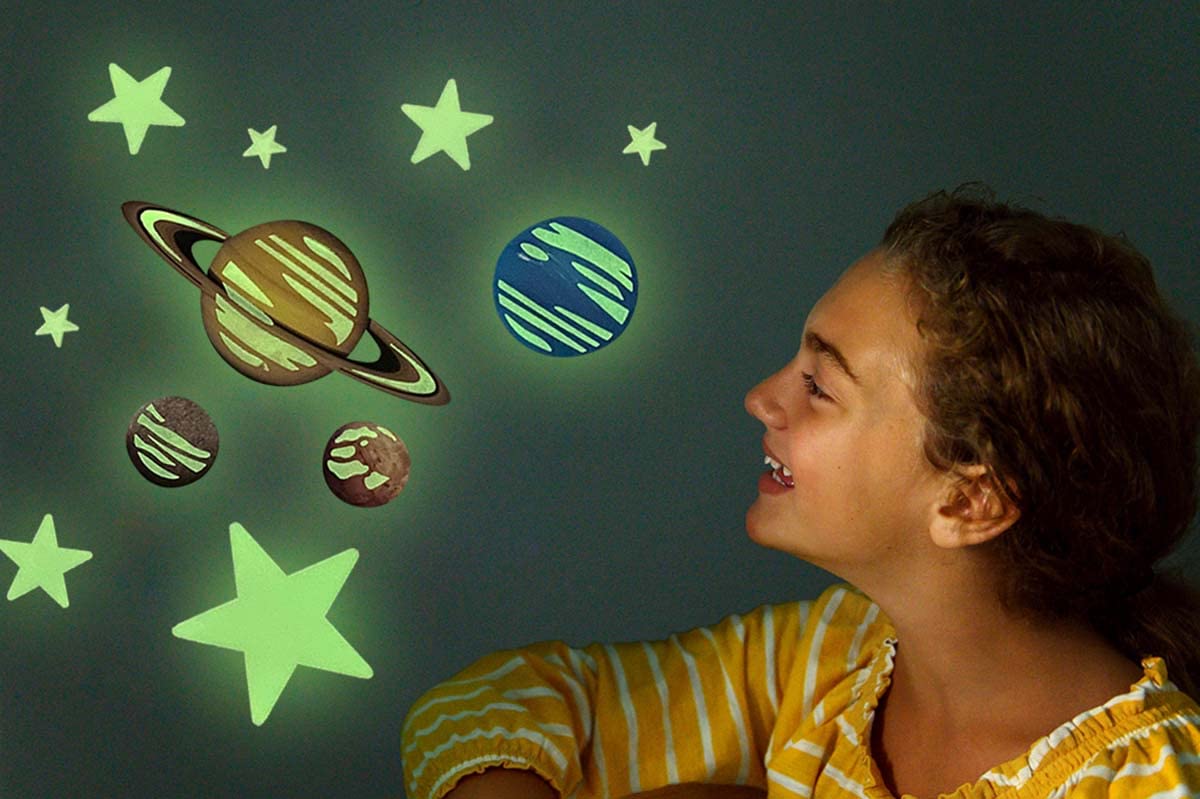 4M Glow Planets & Nova Stars - Astronomy Space Stem Toys Gift Room D Cor, For Boys & Girls Ages 3+