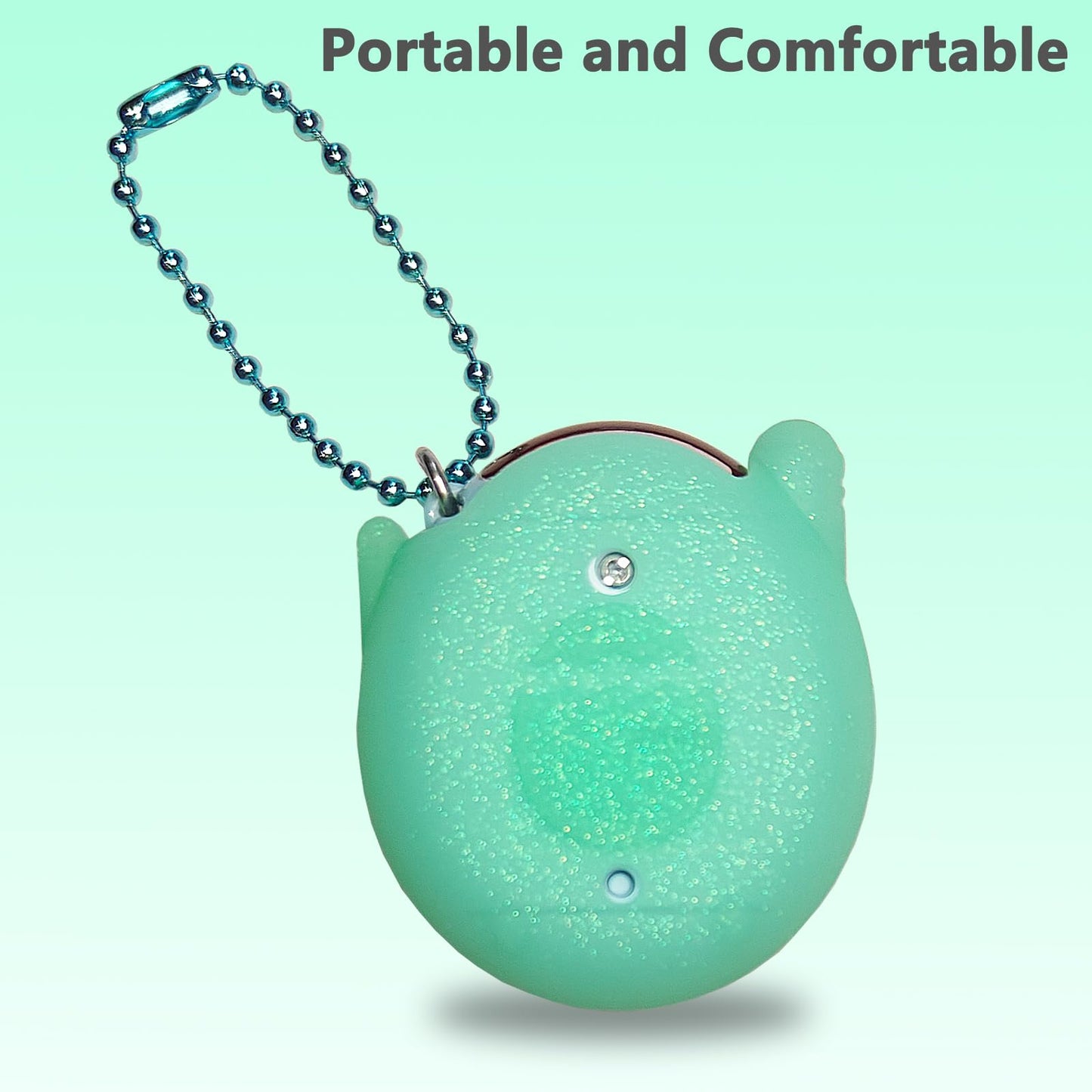 Jchpine Silicone Cover Case For Tamagotchi Connection Virtual Reality Pet, Screen Protector For Tamagotchi Connection Electronic Pet Accessories (Silicone Case And Screen Film) (Teal)