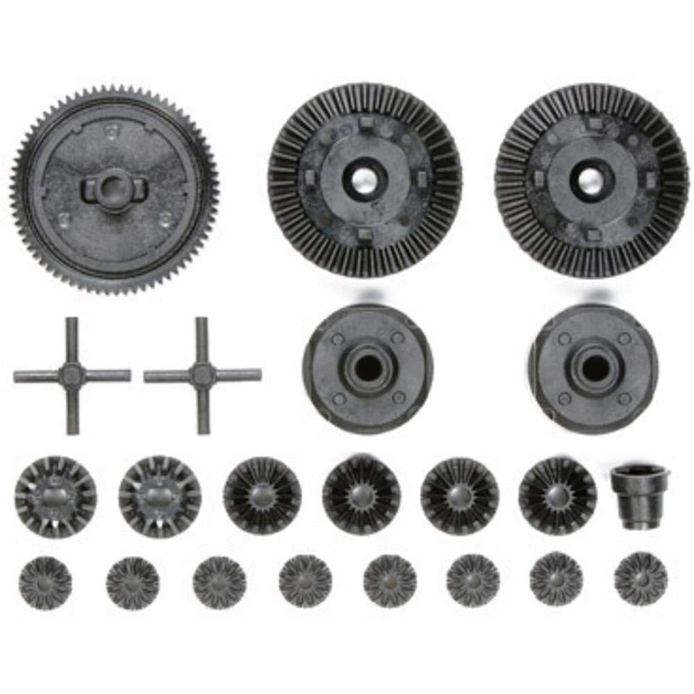 Tamiya 300051531 51531 Replacement Tt-02 G-Parts Gearbox, Silver/Grey
