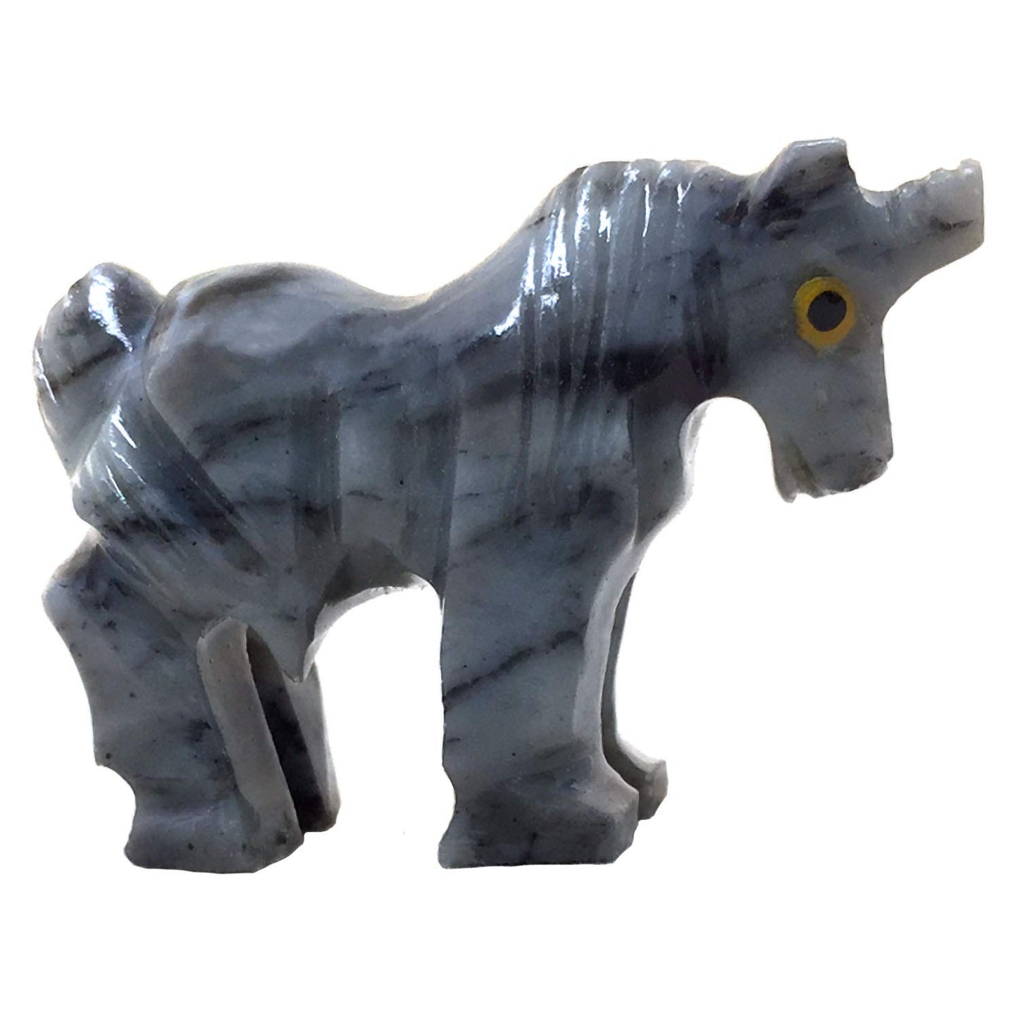Nelson Creations, Llc 1.5 Inch Unicorn Hand-Carved Soapstone Animal Totem Figurine