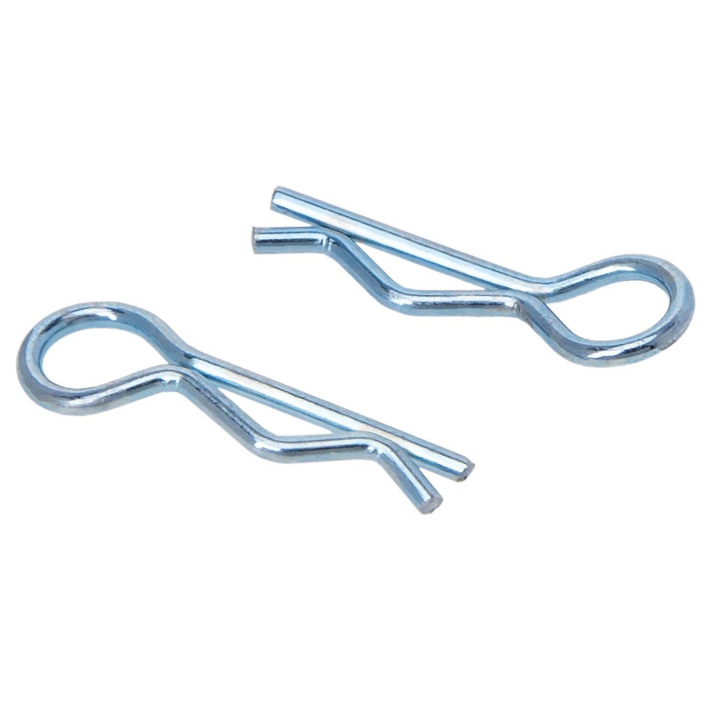 Meus Racing 100Pcs Aluminum R-Clips Body Clips Buckles For 1/18 1/16 1/24 Rc Model Car Upgrade Parts Accessories (Blue)